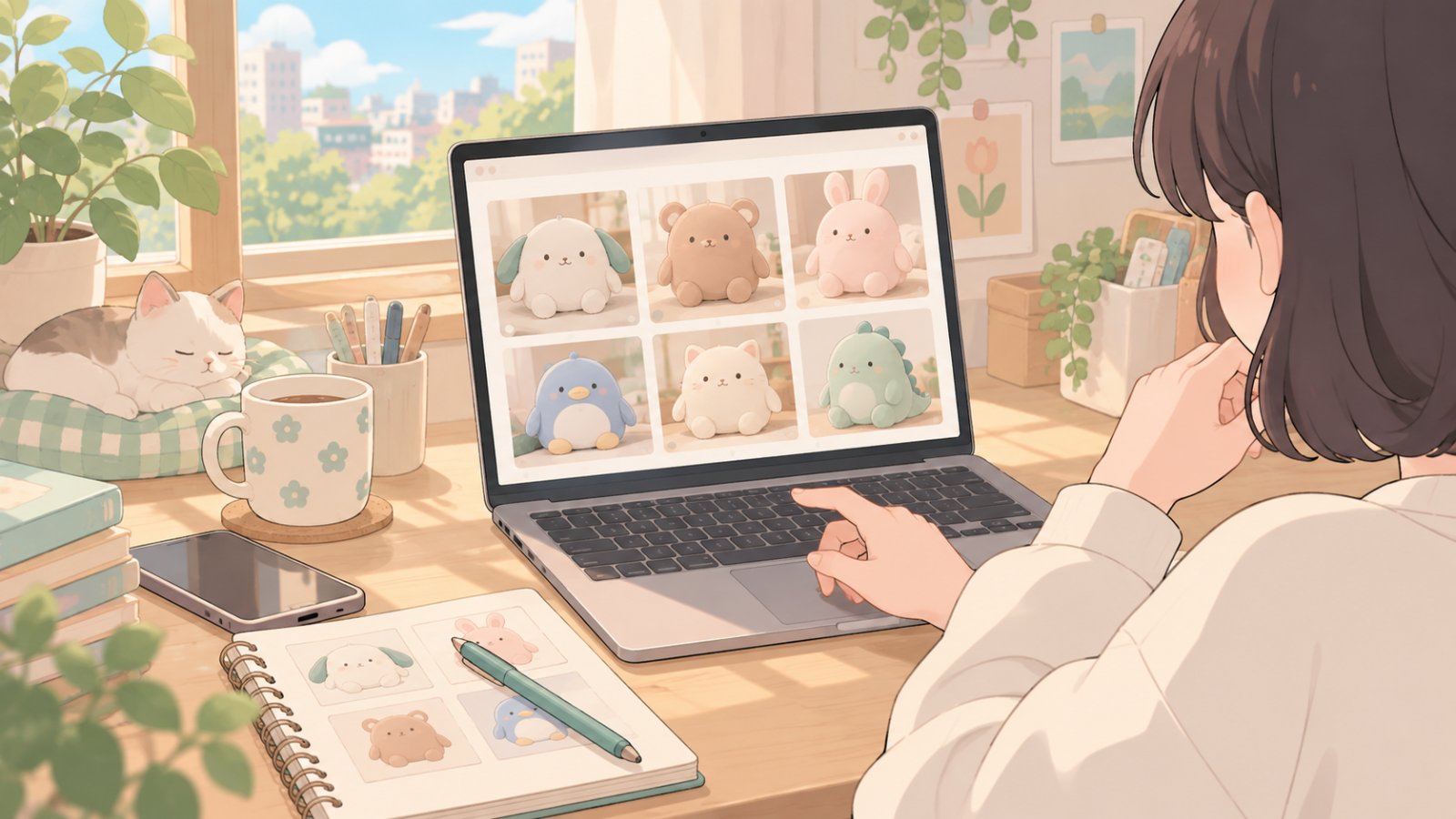 치이카와 굿즈 일본 직구 매장에서 인형 고르기